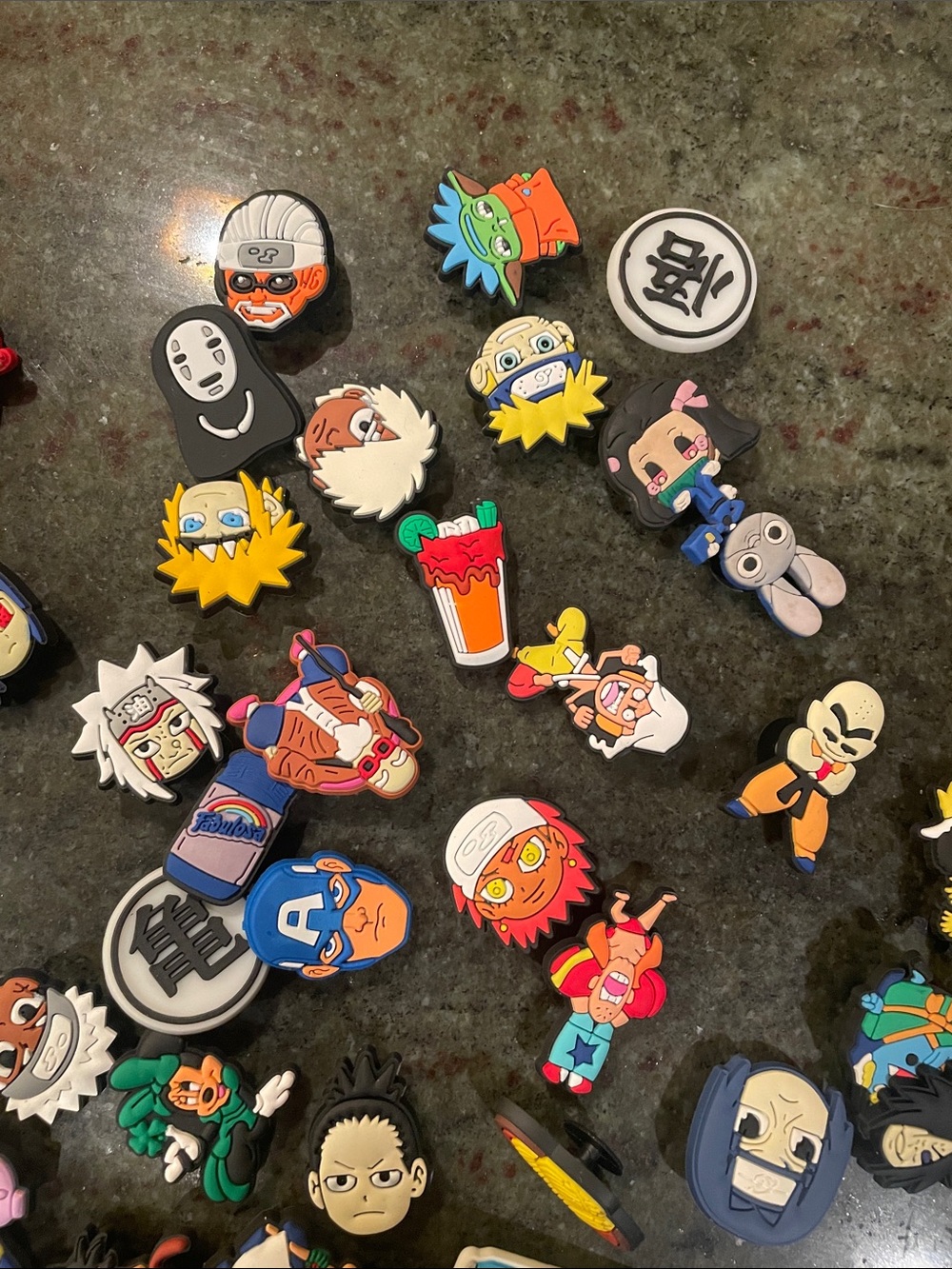 Assorted Anime Manga Character Shoe Charms - Colorful Mix 36 total - Picture 3 of 7